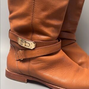 Coach Warm Tan “Christine” Riding Boots